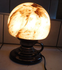 PAN Keramik Tischlampe  Lampe Vintage Shabby  Nachttisch Pilz 60er 70er