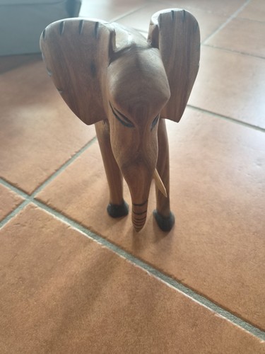 Holzfigur elefant - holzfigur,