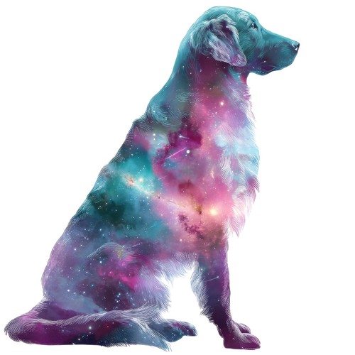 Sticker hund aurora - 2x,