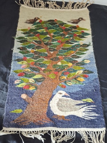 Vintage wandteppich lebensbaum - vintage,