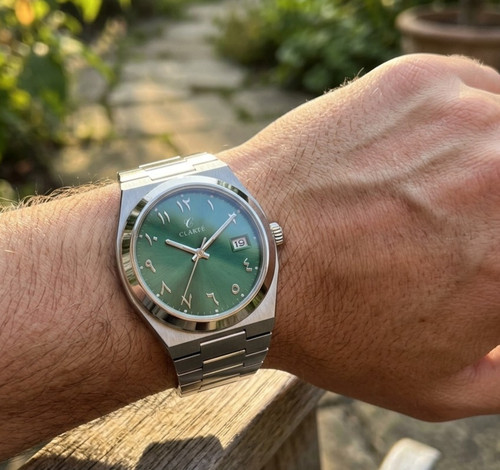Men automatic watch green - men's,