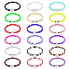 Damen Armband Swarovski Kristall Elements Strasskugel Magnet Verschluß