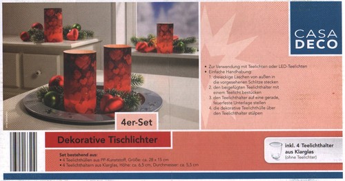Dekorative tischlichter - dekorative,