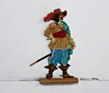 Zinnflachfigur: Musketier um 1620 , 54mm, beidseitig bemalt