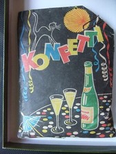 über 50 Jahre DDR KONFETTI Streudeko 1972 VEB Kunstblume Sebnitz Party Fasching