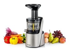 BioChef Quantum Cold Press Juicer –  Entsafter für Obst & Gemüse - silber
