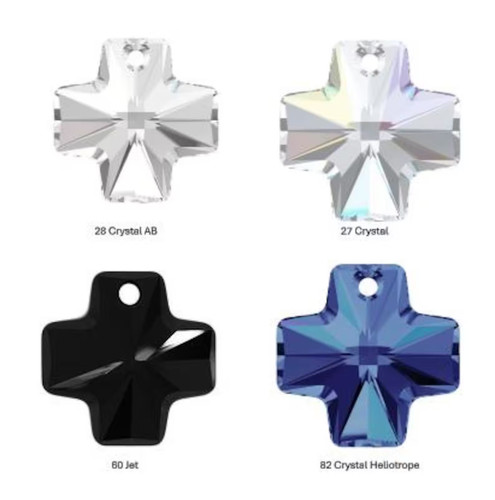 20mm swarovski kristall kreuz - kristall,