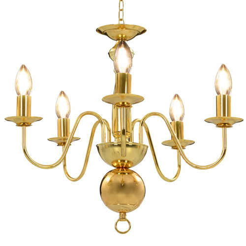 Vidaxl kronleuchter golden x - golden,