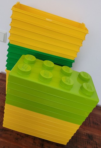 Lego 11x legokisten boxen - -,
