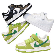 Kids black white running - black,