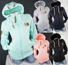 Damen Sweat Jacke Kapuze