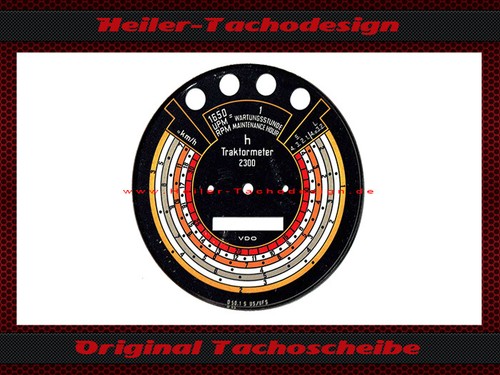Tachoscheibe für traktormeter - tachoscheibe,