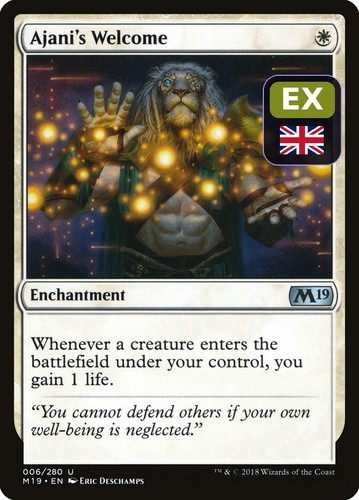 Ajani welcome m19 - ajani's, m19-6