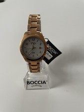 Damen Armbanduhr Boccia Titan Rose Neu 