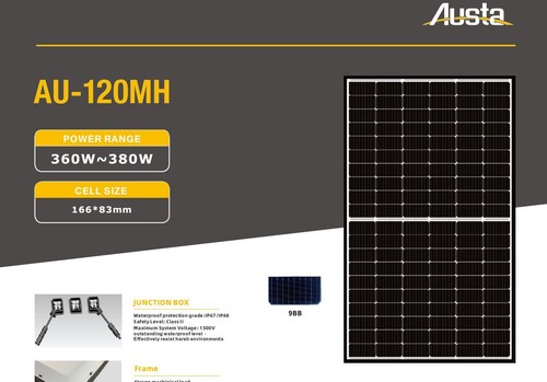 10stück 370w solarpanel - 370w,