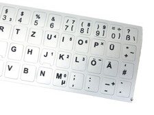 Deutsche tastaturaufkleber - deutsche,