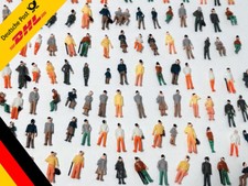 100 Figuren 1:87 H0 stehende + sitzende Figuren Modellbau Konvolut Set NEU