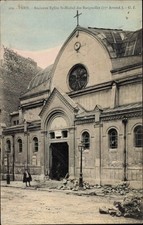 Ak Paris XVII., Ancienne Eglise St. Michel des Batignolles - 3315088