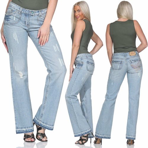 Bootcut schlaghose jeans - schlaghose,
