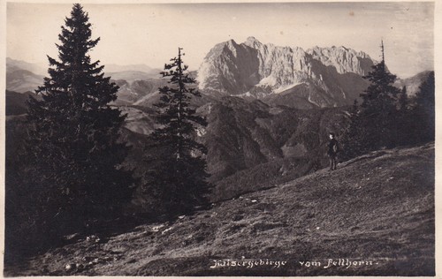 Postkarte kaisergebirge vom - kaisergebirge,