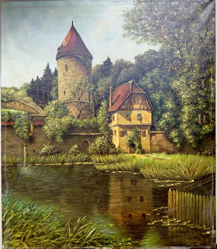 Original altes ölgemälde - original,
