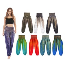 Damen Bunte   Haremshose lange