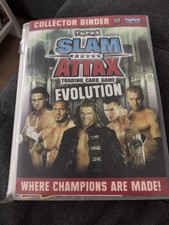 Topps Slam Attax Evolution Binder WWE mit Karten