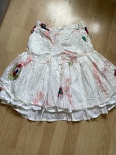 Lagenlook Sommer Rock Weiß Gr