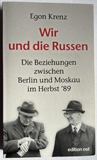 Egon Krenz signiert Buch DDR Original signed autograph Signatur Autogramm