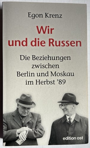 Egon krenz signiert buch ddr - signiert,