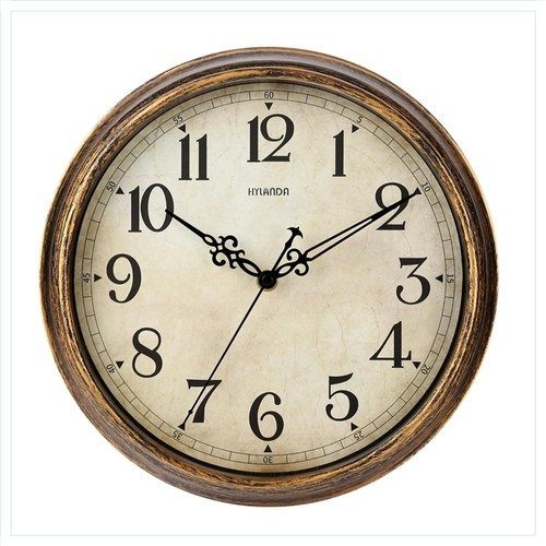 Wanduhr retro stil leise - retro,