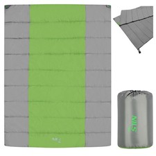 2in1 Doppelschlafsack 190x150cm Deckenschlafsack 2 Personen Schlafsack 2 Kissen