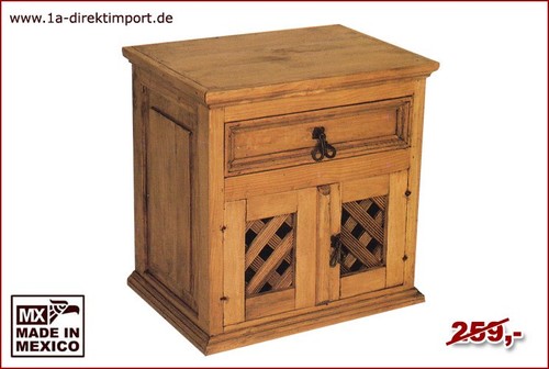 Kommode nachttisch pinie - kommode,