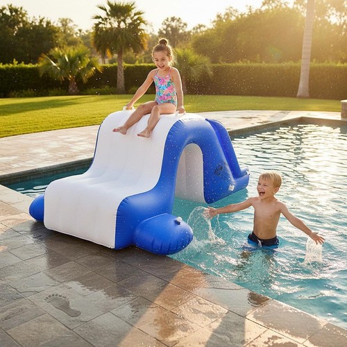 Aufblasbare wasserrutsche für - aufblasbare,