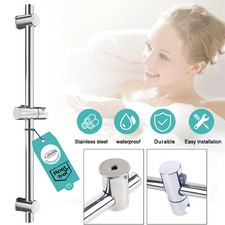 Edelstahl Duschstange 60cm Brausestange Verstellbar Duschhalterung Brausestange