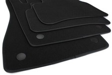 Fußmatten passend für Mercedes Benz E-Klasse W211 S211 Premium Velours Lederrand