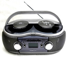 Tragbarer 12 / 230 Volt 2-Band-Stereo Radio Recorder / CD Clatronic Typ SR573CD