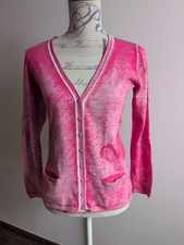 Wiesnkönig Trachtenjacke Dirndljacke Strickjacke Tracht Oktoberfest  S 36 pink