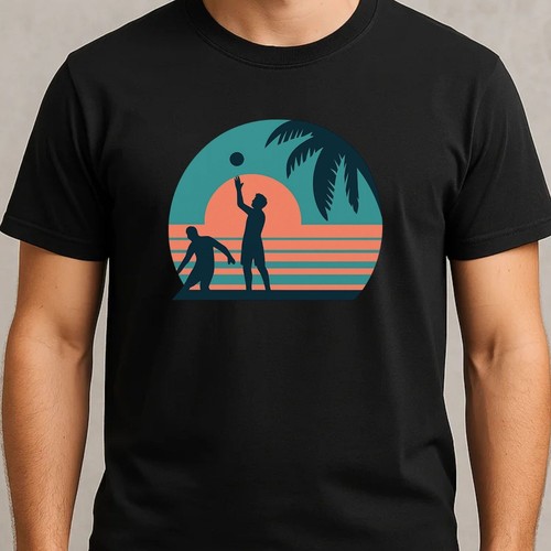 Herren shirt beach - t-shirt,