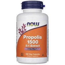 Now Foods Propolis 1500 5:1 Extrakt, 100 Kapseln