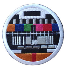 Aufnäher Testbild Bügelbild