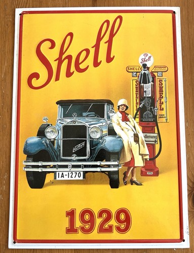 Shell metalschild blechschild - metalschild,