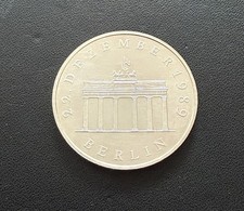 DDR 20 Mark 1990 „Brandenburger Tor “ Silbermünze