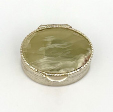 Vintage Pillendose Onyx Marmor