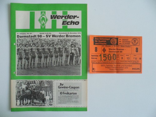 Werder bremen darmstadt - bremen-darmstadt, 98