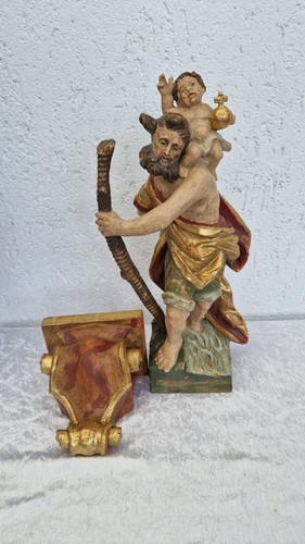 Heiliger christophorus mit - heiliger,