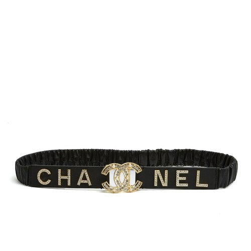 Chanel 2018 cintur cuir noir - 2018,
