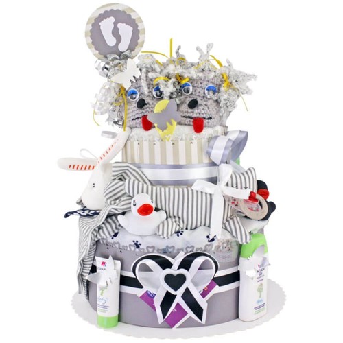 Windeltorte gehäkelte figuren - gehäkelte,