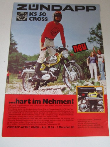 Zündapp cross reklame - 50,