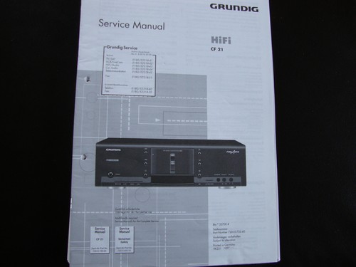 Original service manual - service,